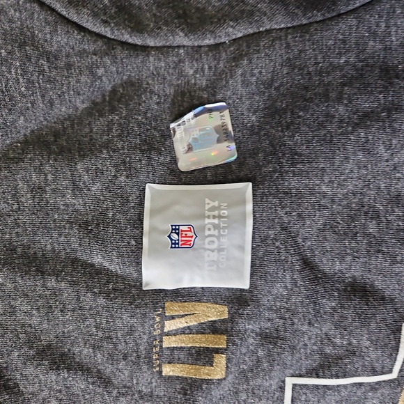 Fanatics Brand Charcoal San Francisco 49ers Super Bowl Hoodie. NWT. - Picture 3 of 7